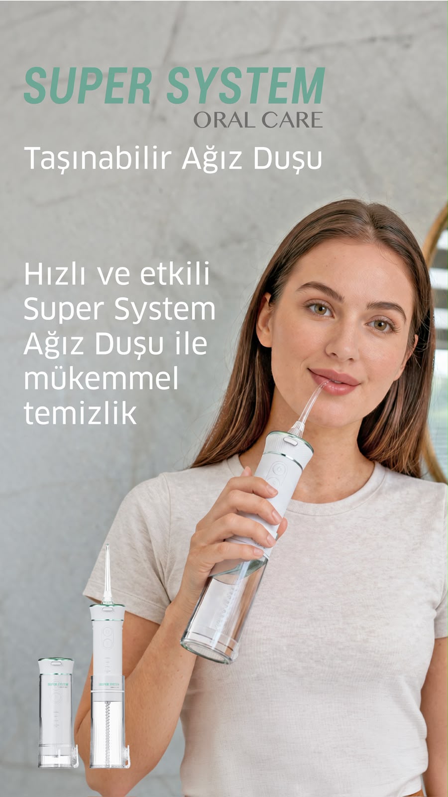Taşınabilir Şarjlı Ağız Duşu